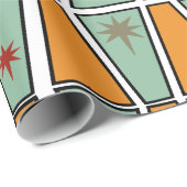 Rhombuses with Starbursts Geschenkpapier (Rolleneckpunkt)