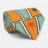 Rhombuses with Starbursts  Krawatte (Gerollt)