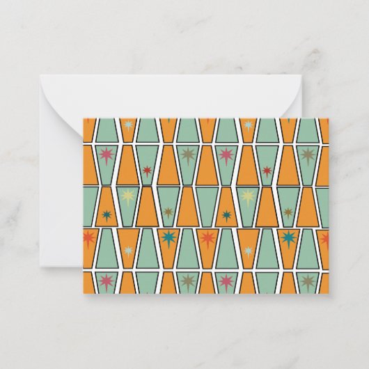 Rhombuses with Starbursts  Mitteilungskarte (Vorderseite)