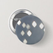 RhombusMustertülle auf blaugrauem Button (Vorne & Hinten)