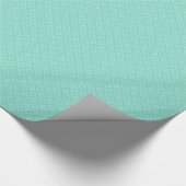 Rhombusse in Aqua Color Geschenkpapier (Ecke)