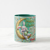 RHONDA ~ MOON Bunny ~ HAPPY EASTER ~ Tasse (Zentrum)