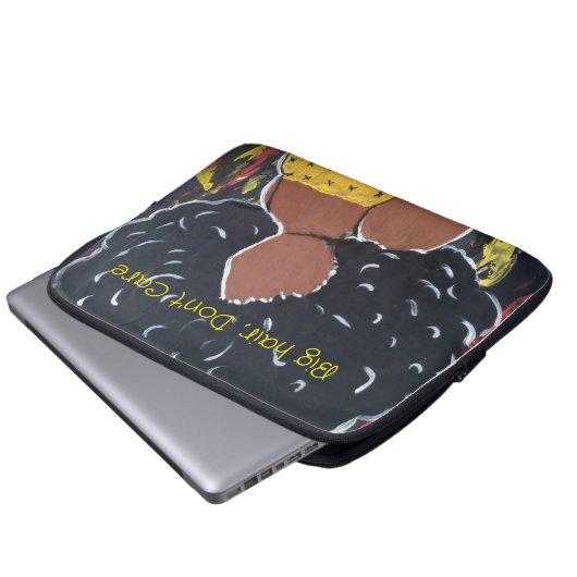 Rhonda Patton Big Haar Laptopschutzhülle (Vorne Knopf)