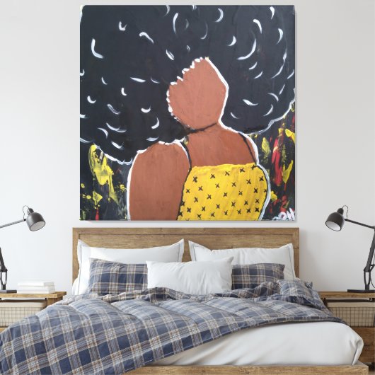 Rhonda Patton Canvas Print Leinwanddruck (Insitu (Schlafzimmer))