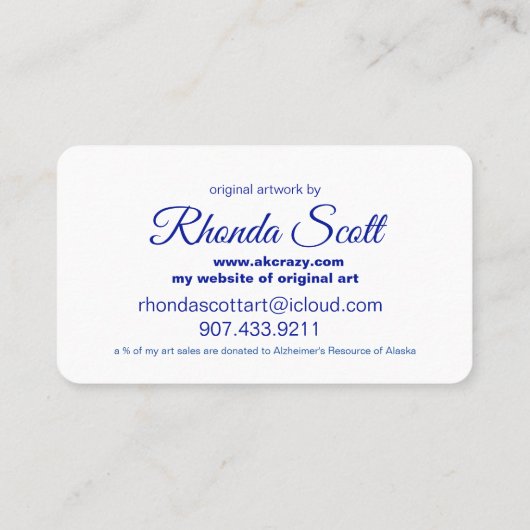 rhonda scockkarten visitenkarte (Rückseite)