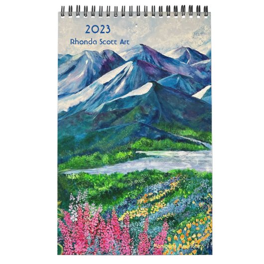 Rhonda Scott Art 2023 Small Calendar Kalender (Titelbild)