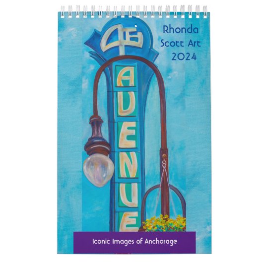 Rhonda Scott Art 2024 Calendar Kalender (Titelbild)