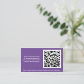 rhonda scott_Standard, 3,5" x 2,0" Biz_QR-Code Visitenkarte (Stehend Vorderseite)