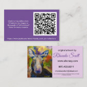 rhonda scott_Standard, 3,5" x 2,0" Biz_QR-Code Visitenkarte (Vorne/Hinten)