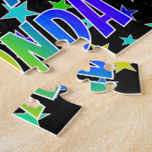 "RHONDA" Vorname, Spaß "GLÜCKLICHER GEBURTSTAG" Puzzle (Seite)