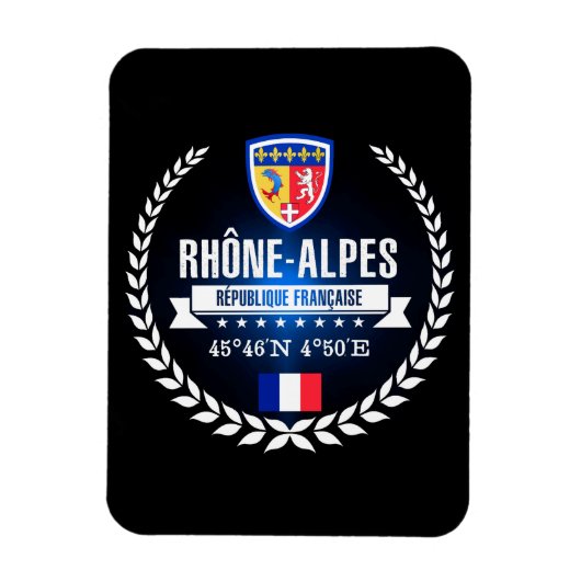 Rhône-Alpes Magnet (Vertikal)