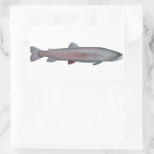 Rhône-Forelle Rechteckiger Aufkleber (Tasche)