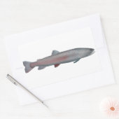 Rhône-Forelle Rechteckiger Aufkleber (Umschlag)