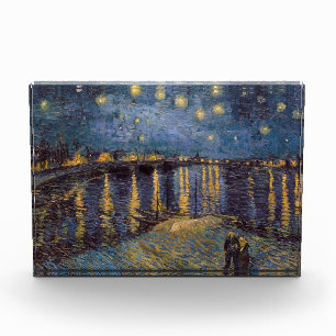 Rhone-Ufer Sternennacht Flussblick Fotoblock