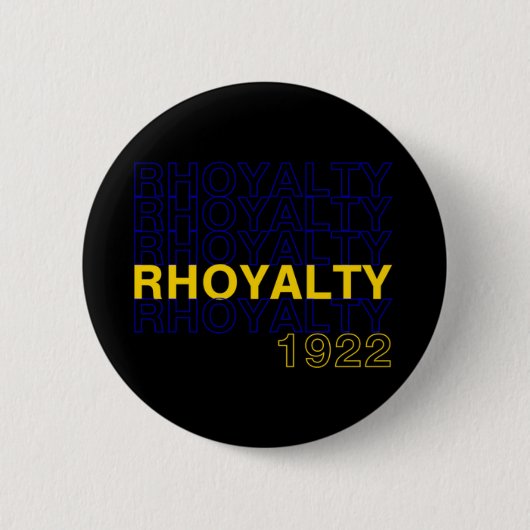 Rhoyalty 1922 - Sigma-GammaSGRHO Rho Button (Vorderseite)