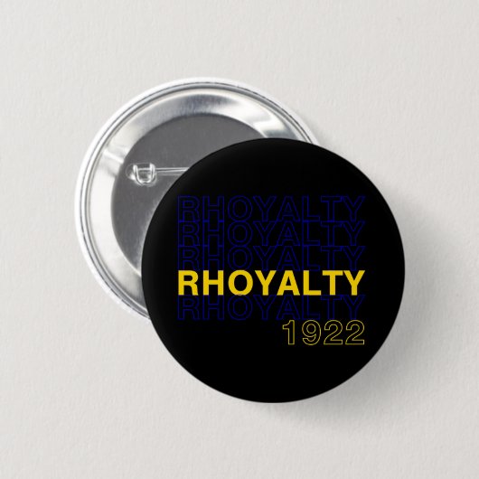 Rhoyalty 1922 - Sigma-GammaSGRHO Rho Button (Vorne & Hinten)