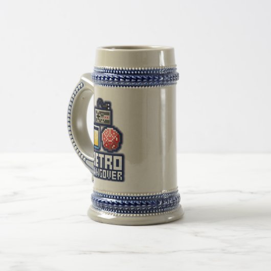 RHP Logo-Keramik-Bier Stein Bierglas (Vorderseite Links)