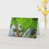 Rhubarb Card Karte (Gelbe Blume)