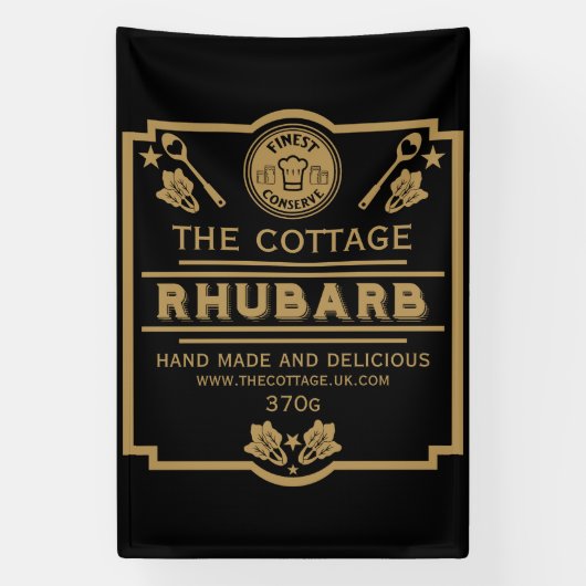 Rhubarb Conserve Maker Banner (Vertikal)