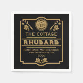 Rhubarb Conserve Maker Serviette (Vorderseite)