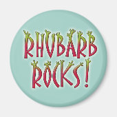 Rhubarb Rocks Magnet (Vorne)
