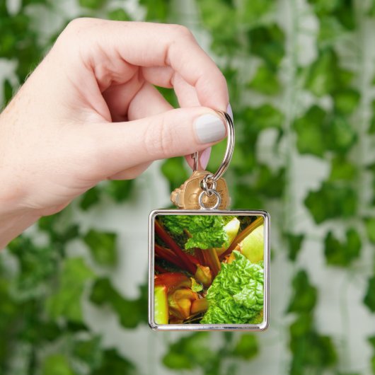 Rhubarb Schlüsselanhänger (Hand)