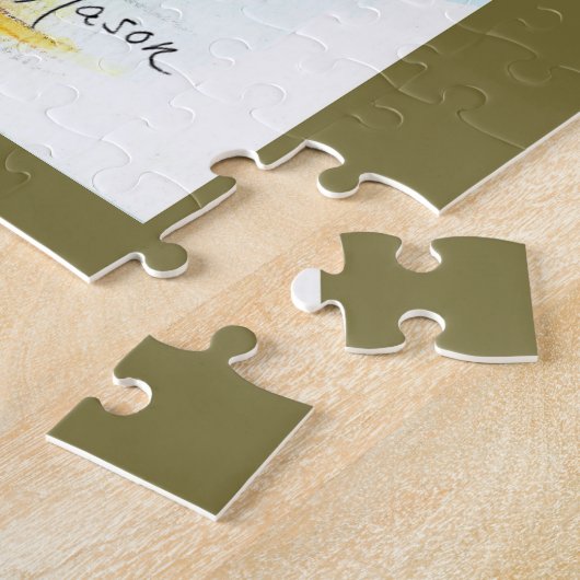 Rhubarb und Himbeeren Puzzle (Seite)