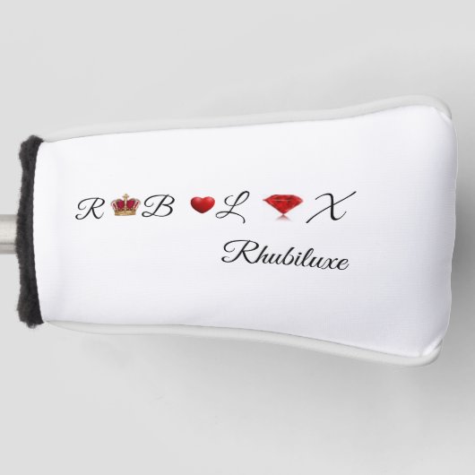 Rhubiluxe Golf Headcover (Vorderseite)