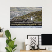 Rhue Lighthouse Along The Coast Poster (Heimbüro)