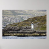 Rhue Lighthouse Along The Coast Poster (Vorne)