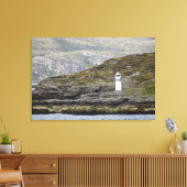Rhue Lighthouse entlang der Küste Leinwanddruck (Insitu (Wohnzimmer))