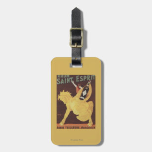 Rhum Heiliges Esprit - Andre Teissedre Promo Gepäckanhänger