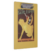 Rhum Heiliges Esprit - Andre Teissedre Promo Klemmbrett (Rechts)