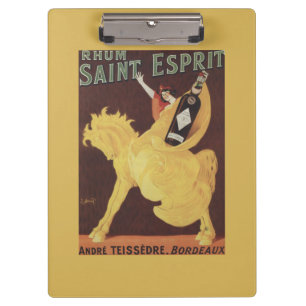 Rhum Heiliges Esprit - Andre Teissedre Promo Klemmbrett