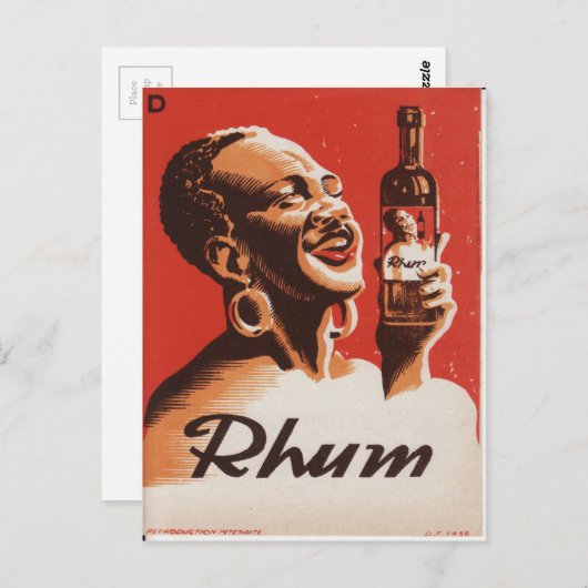 RHUM POSTKARTE (Vorne/Hinten)