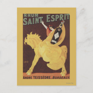 Rhum Saint Esprit - Andre Teissedre Promo Postkarte