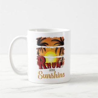 Rhum und Sunshine, Sommer-Strand Lover Kaffeetasse