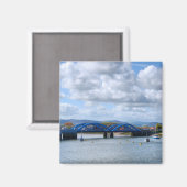 Rhyl Blue Bridges Magnet (Vorderseite/Rückseite)