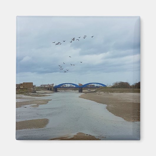 Rhyl Blue Bridges Magnet (Vorne)