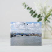 Rhyl Blue Bridges Postkarte (Stehend Vorderseite)
