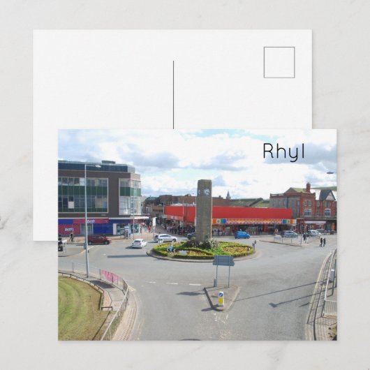 Rhyl Postkarte (Vorne/Hinten)