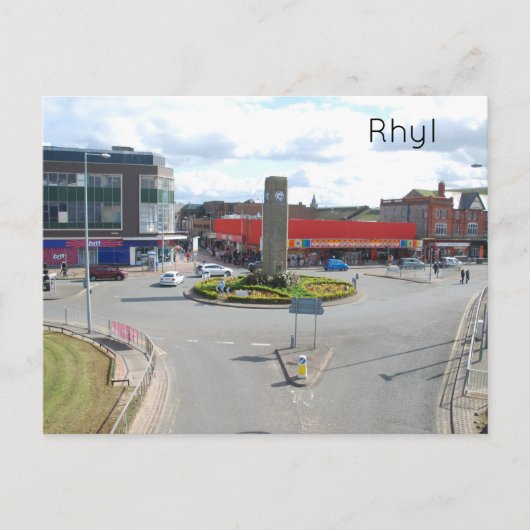Rhyl Postkarte (Vorderseite)