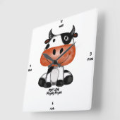 Rhyme Quadratische Wanduhr (Winkel)