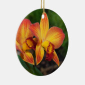 Rhyncattleanthe Liebe Tapestry Keramikornament (Rechts)