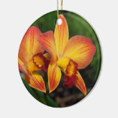 Rhyncattleanthe Liebe Tapestry Keramikornament (Links)