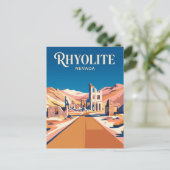 Rhyolite USA Postkarte (Stehend Vorderseite)