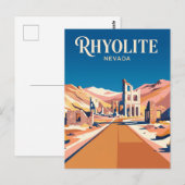 Rhyolite USA Postkarte (Vorne/Hinten)