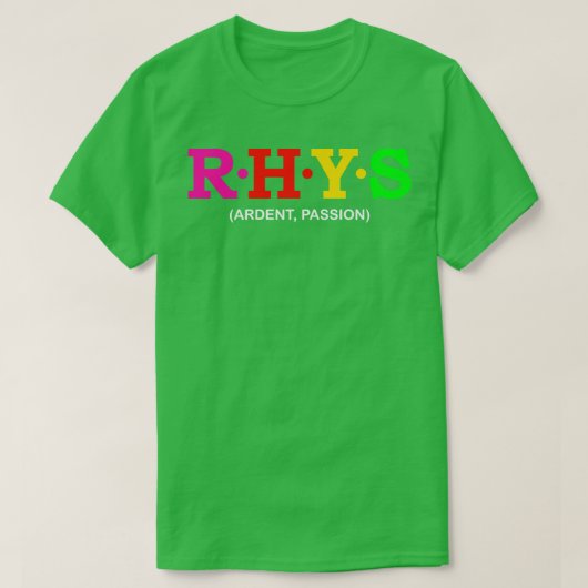 Rhys Ardent Passion 1 T-Shirt (Design vorne)