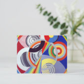 Rhythm 1 von Robert Delaunay Postkarte (Stehend Vorderseite)