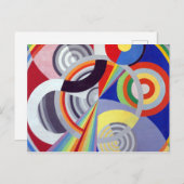 Rhythm 1 von Robert Delaunay Postkarte (Vorne/Hinten)